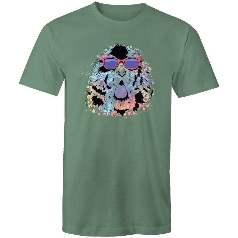 Men's Abstract Dog And Sunglasses T-shirt