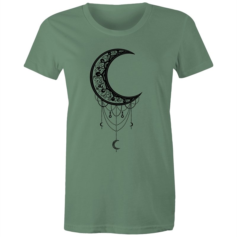 Women's Floral Moon T-shirt