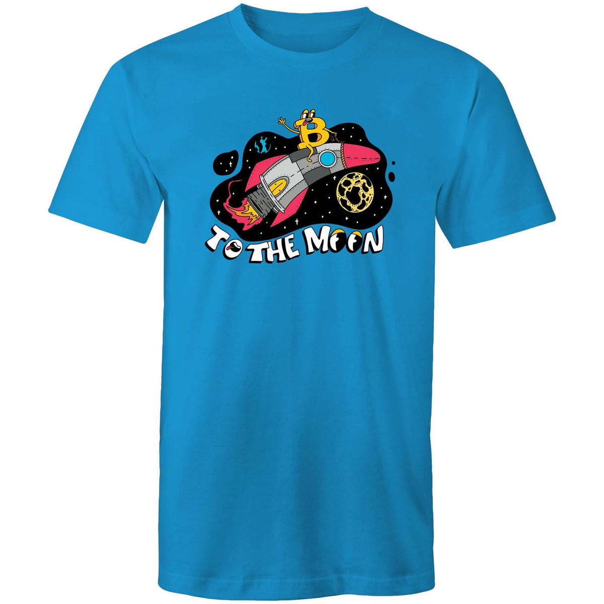 Men's Bitcoin Rocket T-shirt