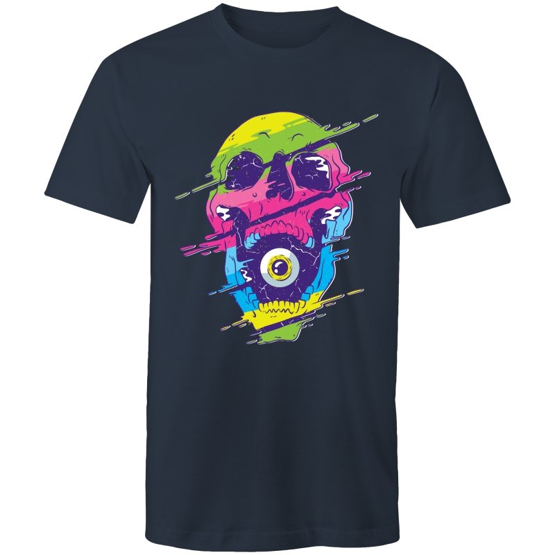 Men's Psychedelic Skull Speaker T-shirt