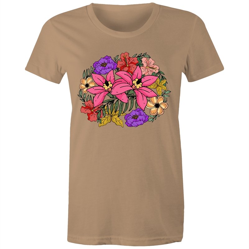 Women's Floral Flower T-shirt