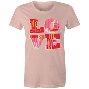 Women's Abstract Love T-shirt