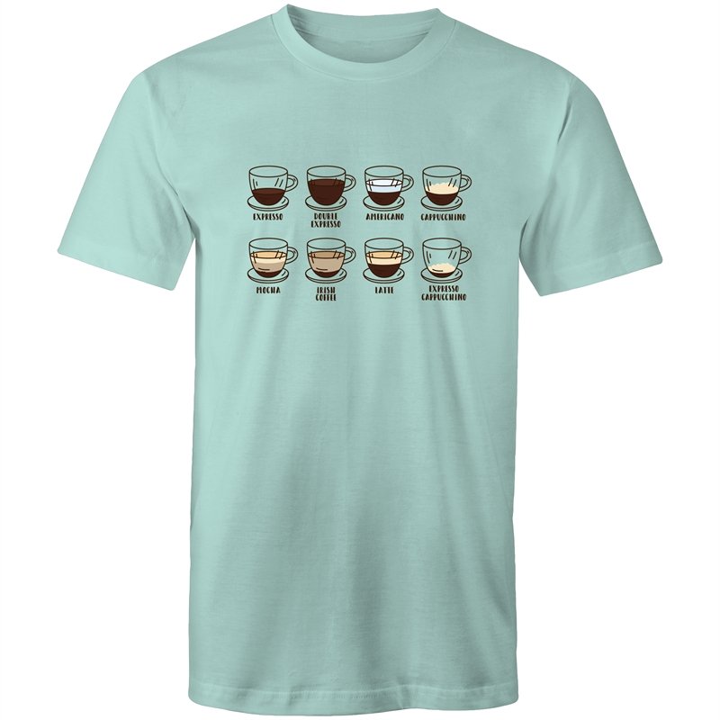Men's Coffee Type T-shirt