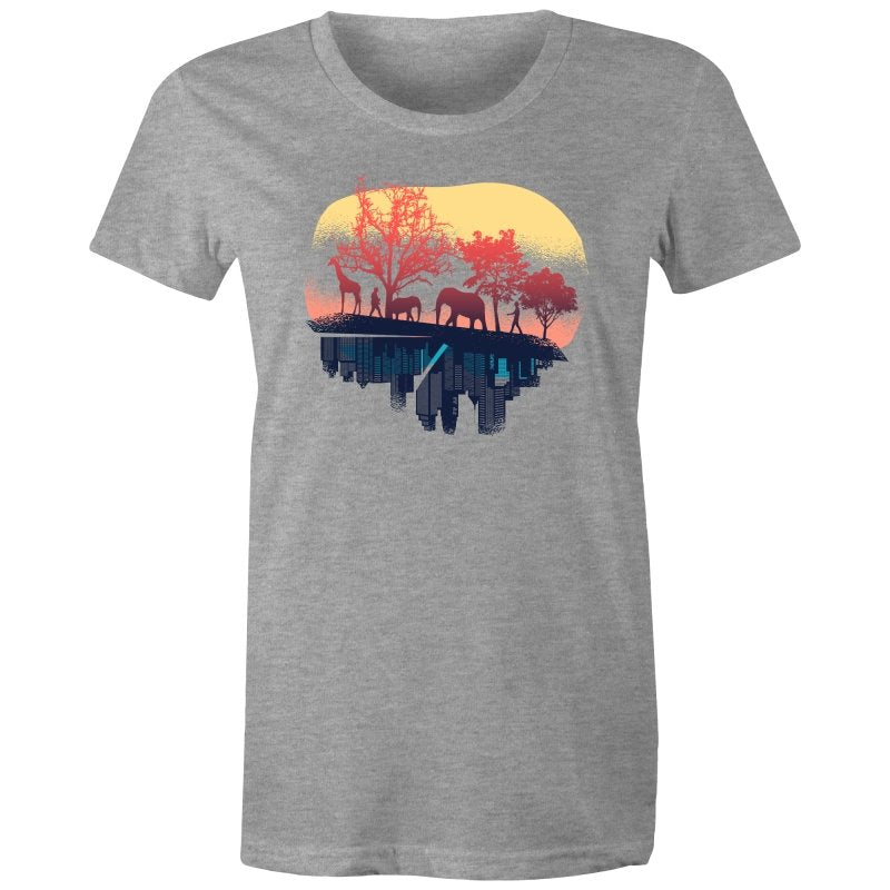 Women's Nature And City Contrast T-shirt
