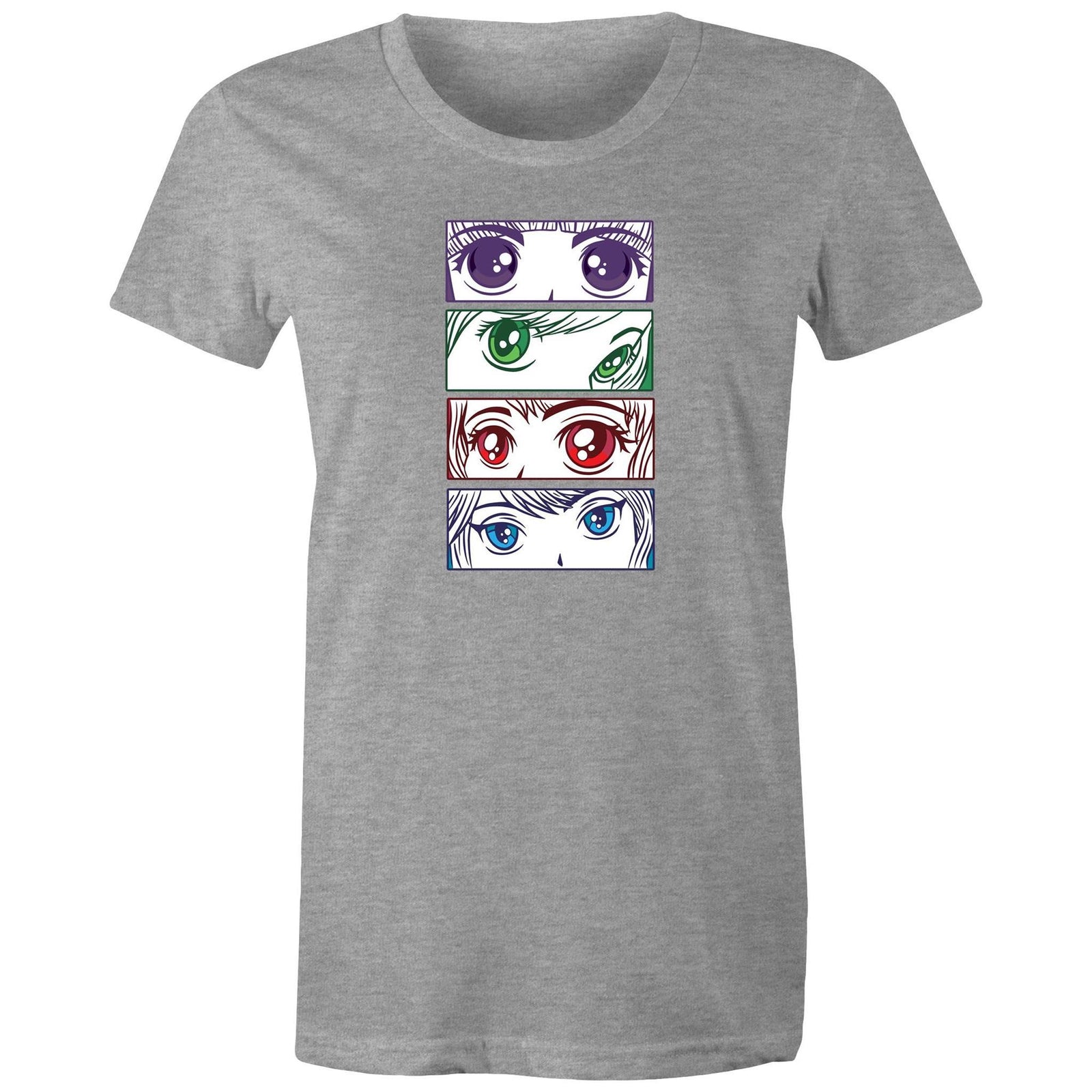 Women's Anime Girl Eyes T-shirt