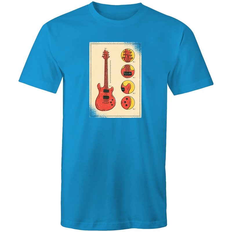 Men's Guitar Diagram T-shirt