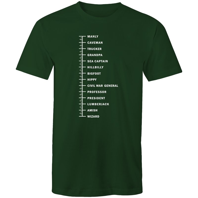 Men's Beard Length T-shirt