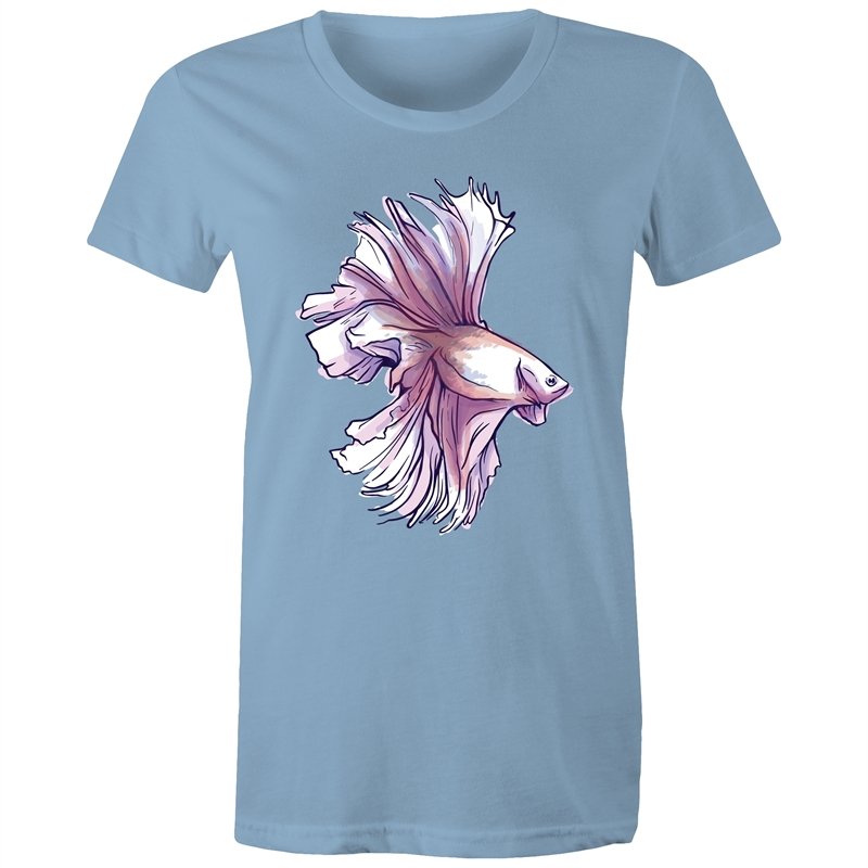 Women's Water coloured Fish T-shirt