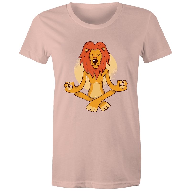 Women's Meditating Lion T-shirt