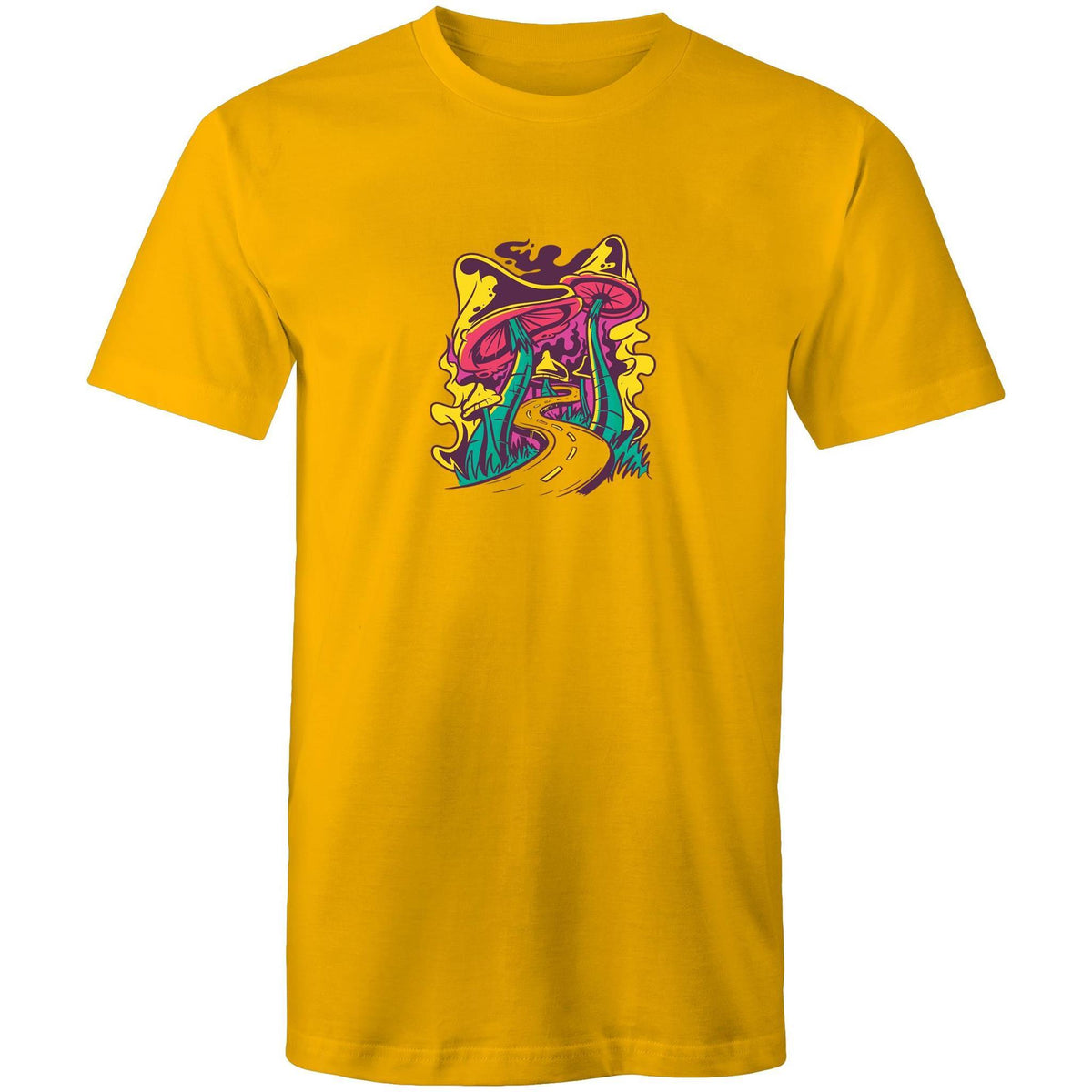 Men's Trippy Mushroom Road T-shirt