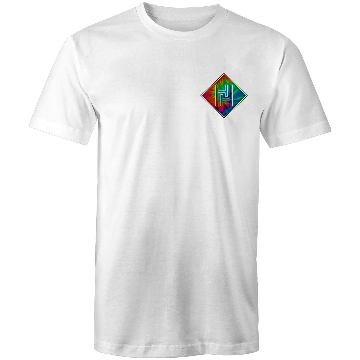 Men's Tie Dye Hippie House Pocket T-Shirt