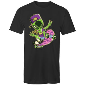 Men's Long Skater Alien T-shirt