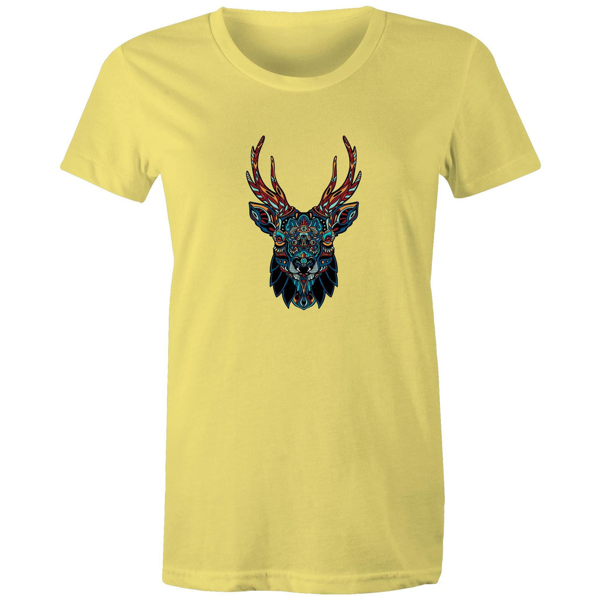 Women's Mandala Moose T-shirt