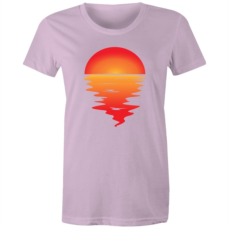 Women's Red Sunset T-shirt
