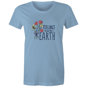 Women's Feelings From Earth T-shirt
