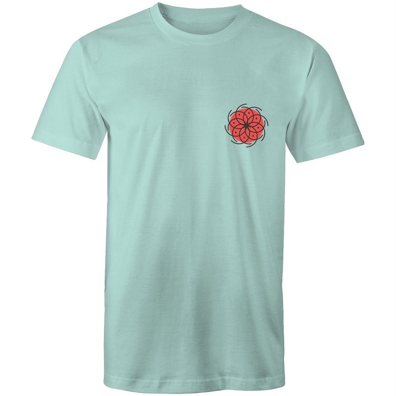 Men's Red Lotus Pocket Logo T-shirt
