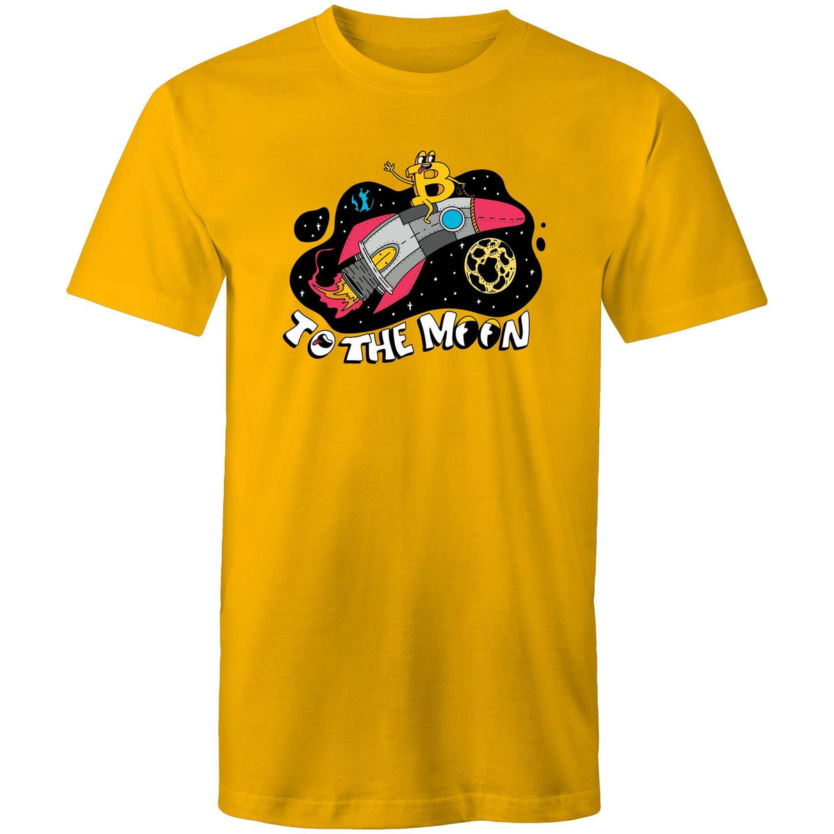 Men's Bitcoin Rocket T-shirt