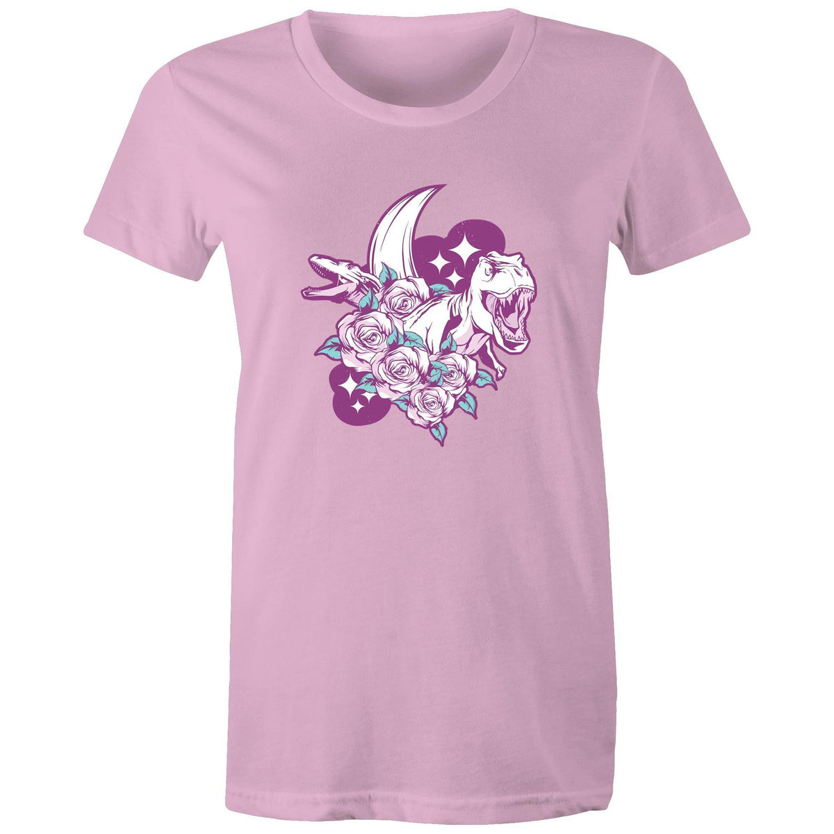 Women's Floral Dinosaurs T-shirt