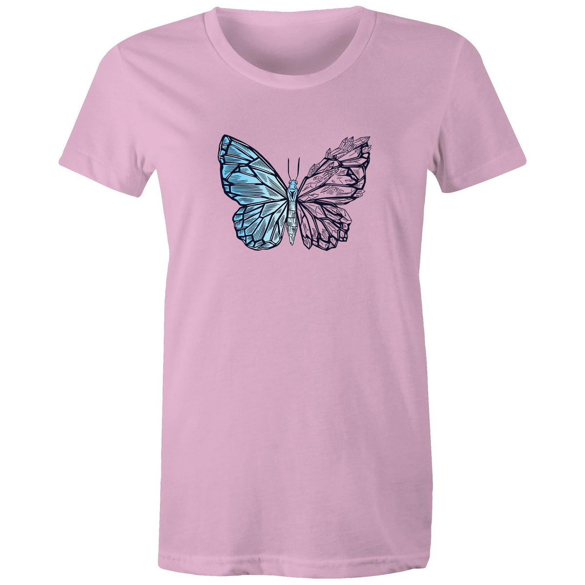 Women's Crystal Butterfly T-shirt
