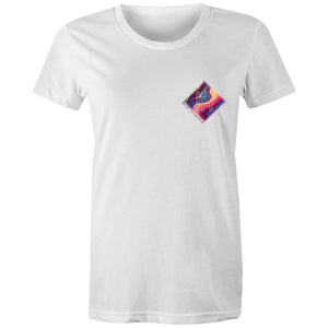 Women's Space Marble Hippie House Pocket Tee
