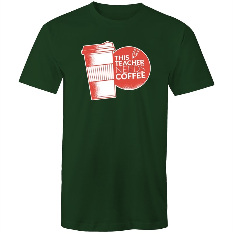 Men's This Teacher Needs Coffee T-shirt