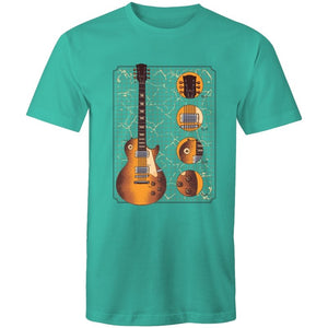 Men's Guitar Peices T-shirt