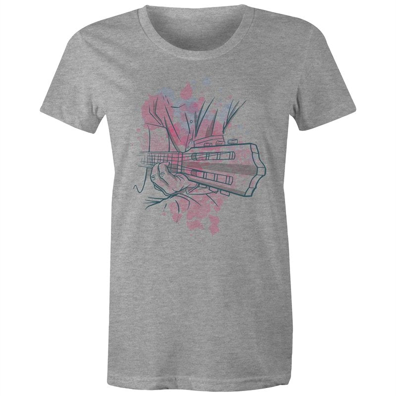 Women's Watercolour Guitar T-shirt