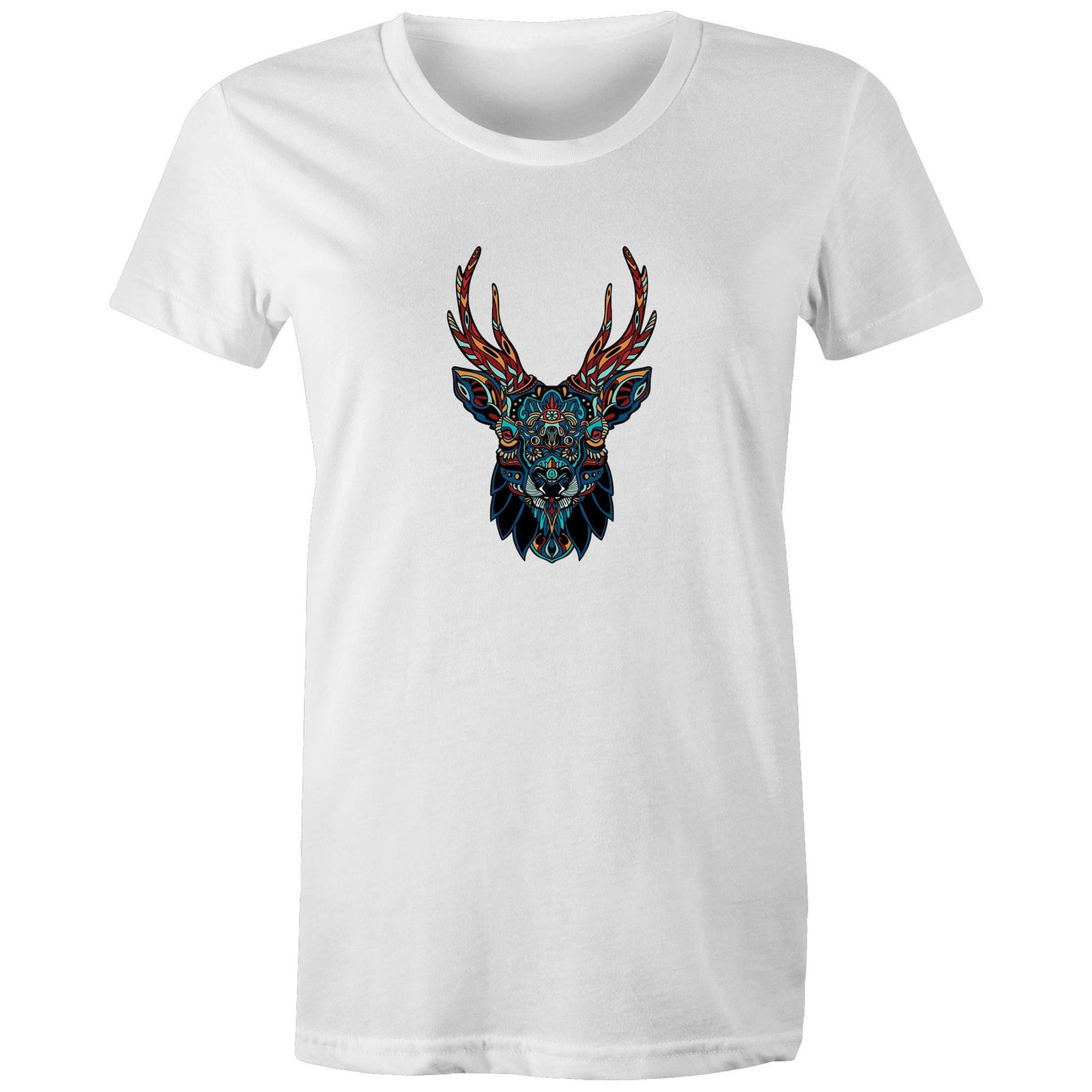 Women's Mandala Moose T-shirt