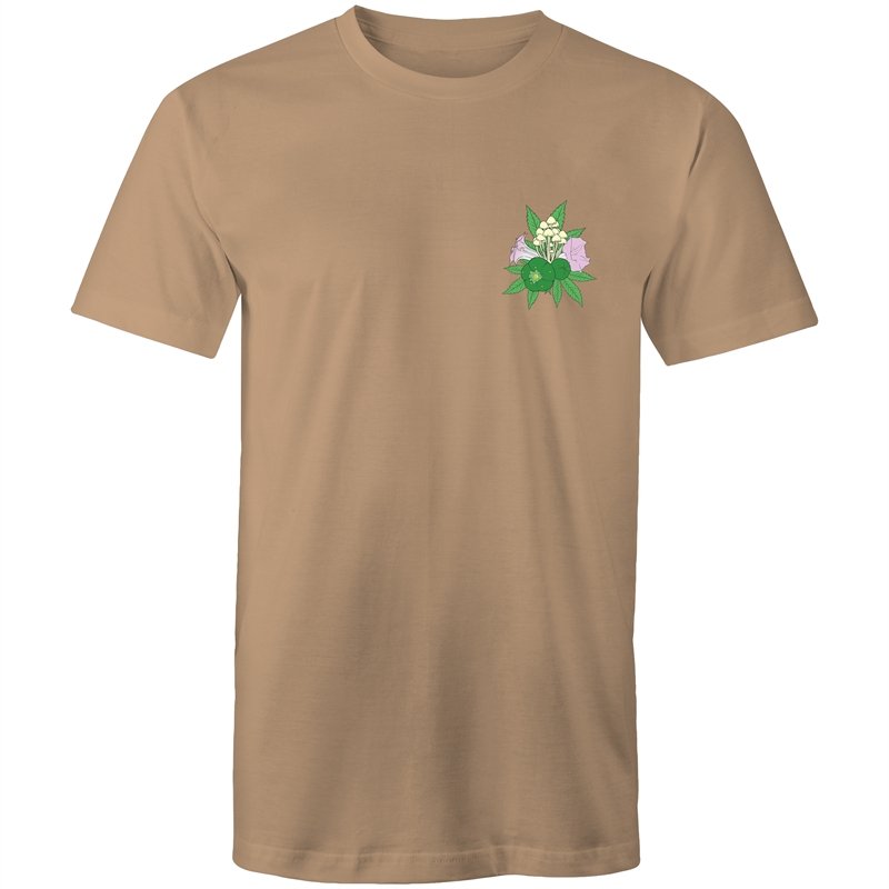 Men's Psychedelic Plant Pocket T-shirt