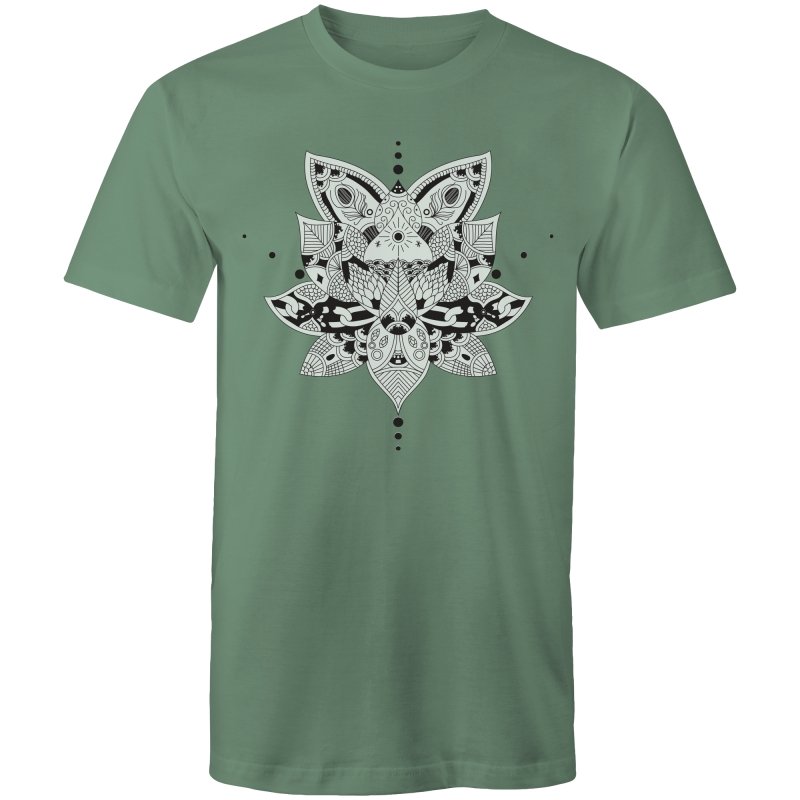 Men's Lotus Mandala Yoga T-shirt