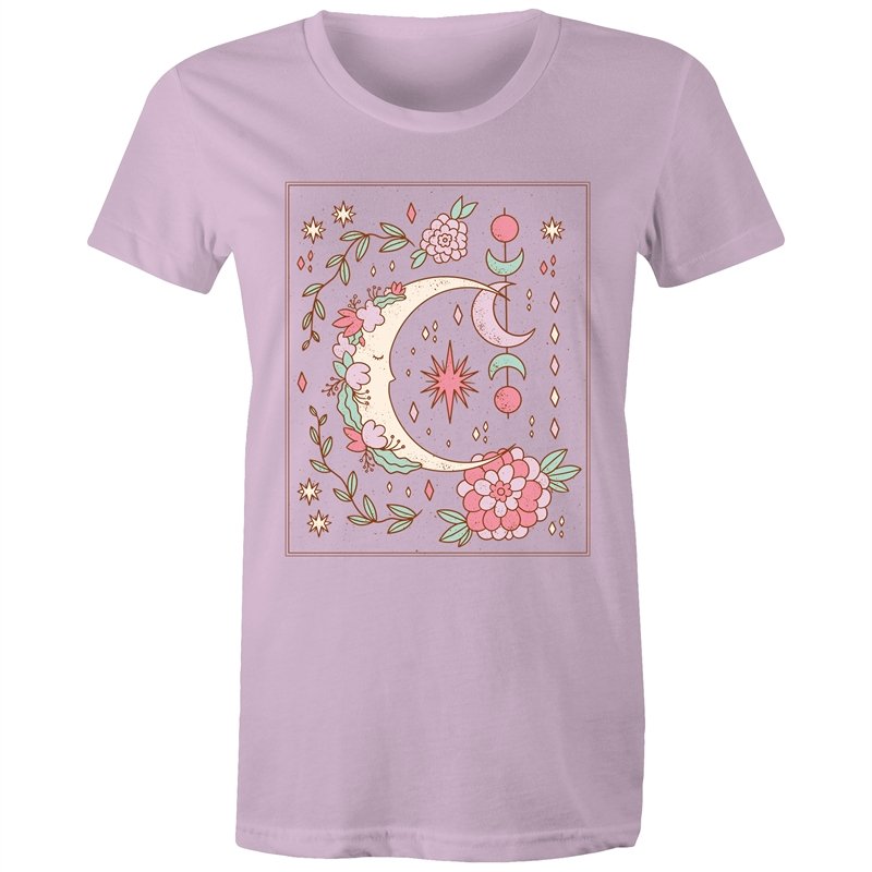 Women's Sleeping Moon T-shirt