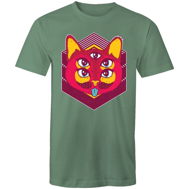 Men's Psychedelic Cat Eyes T-shirt