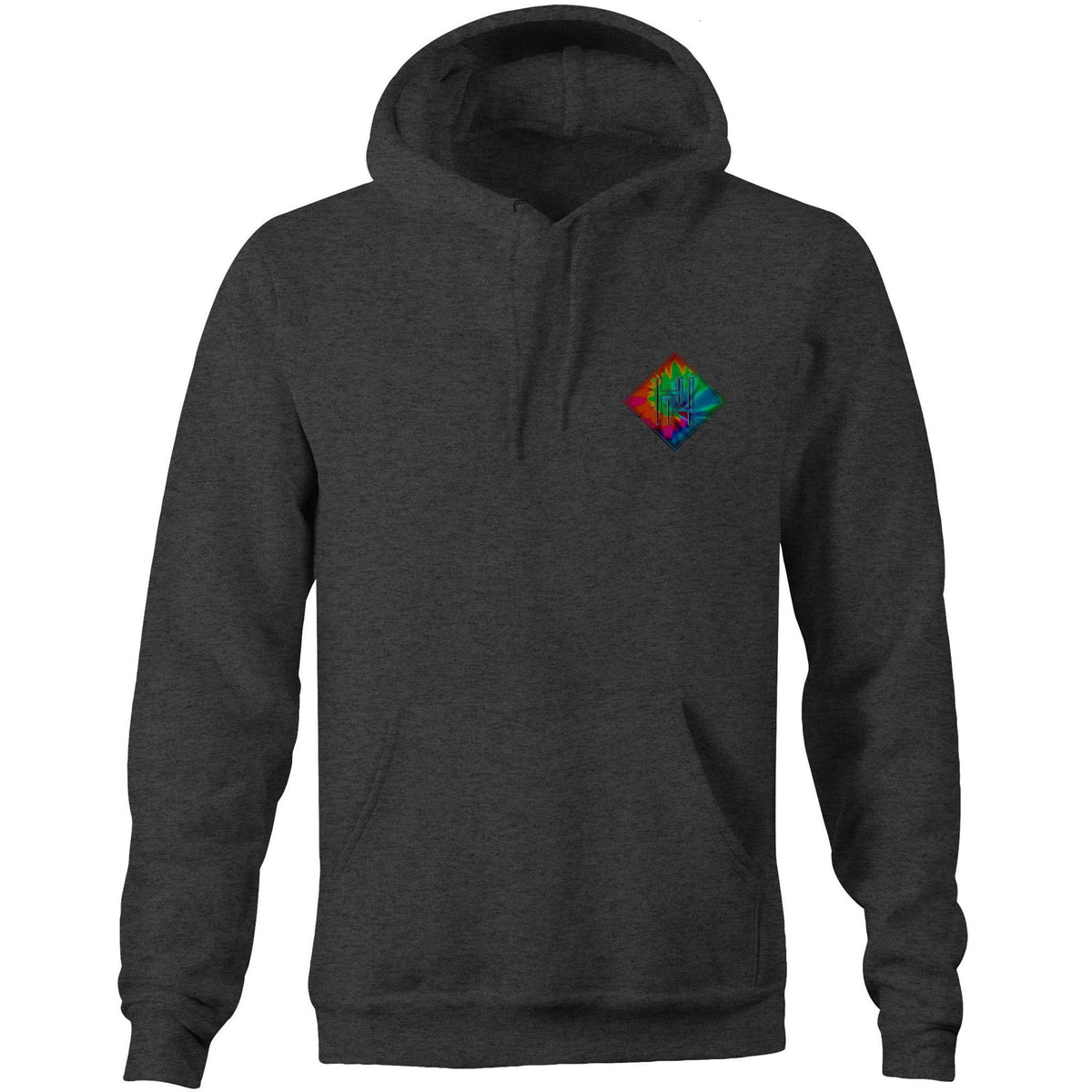 Tie Dye Hippie House Pocket Hoodie Sweatshirt