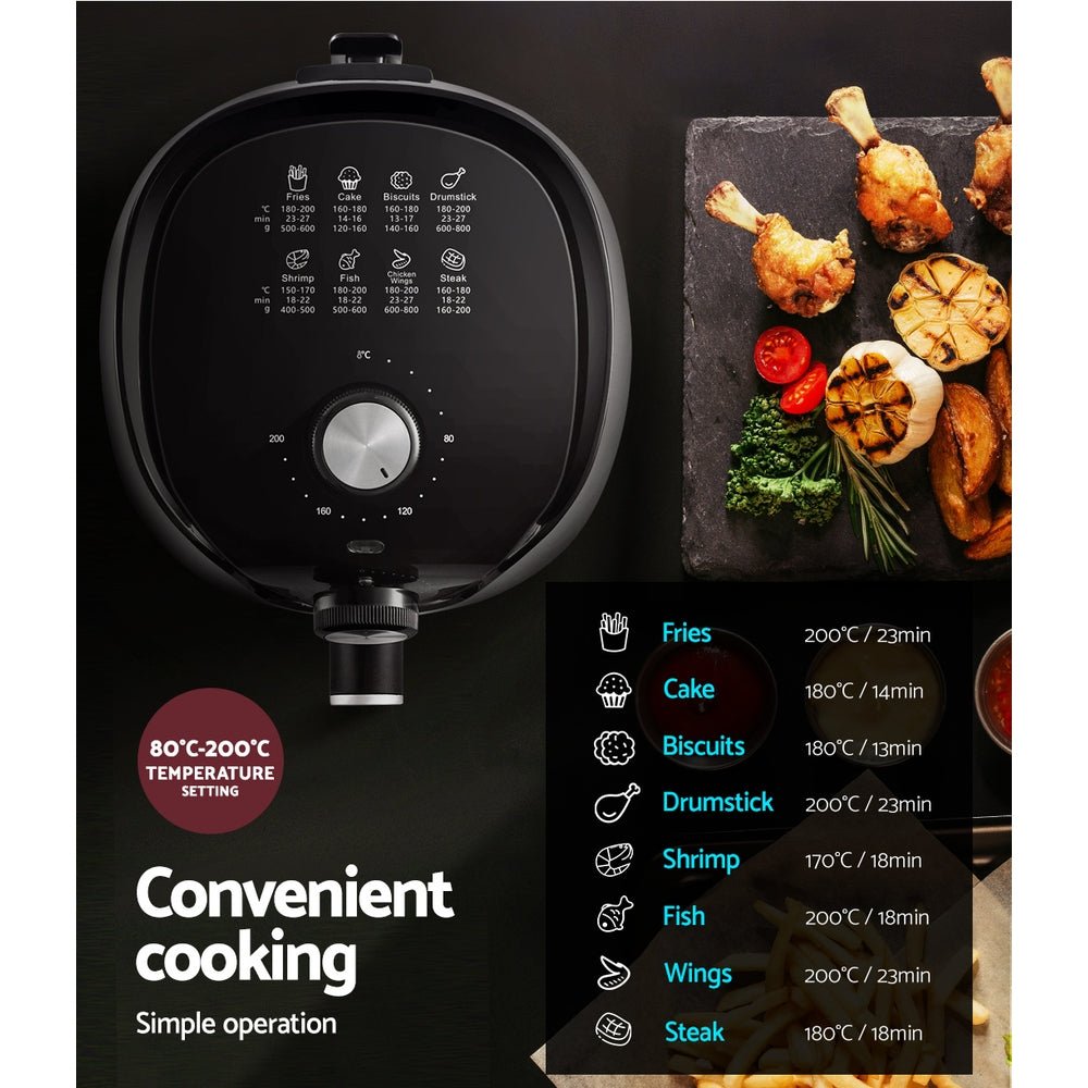 Air Fryer 2.5L | LCD Display | Healthy Cooking | Oil-Free Kitchen