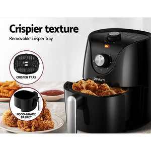 Air Fryer 2.5L | LCD Display | Healthy Cooking | Oil-Free Kitchen