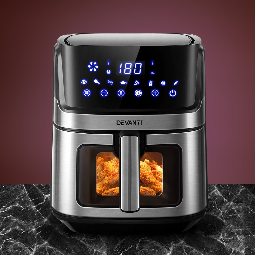 Air Fryer 6.5L | LCD Display | Healthy Cooking | Oil-Free Kitchen