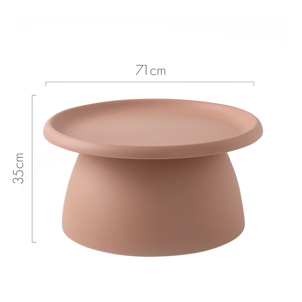 Mushroom Styled Round Pink Table - 70CM