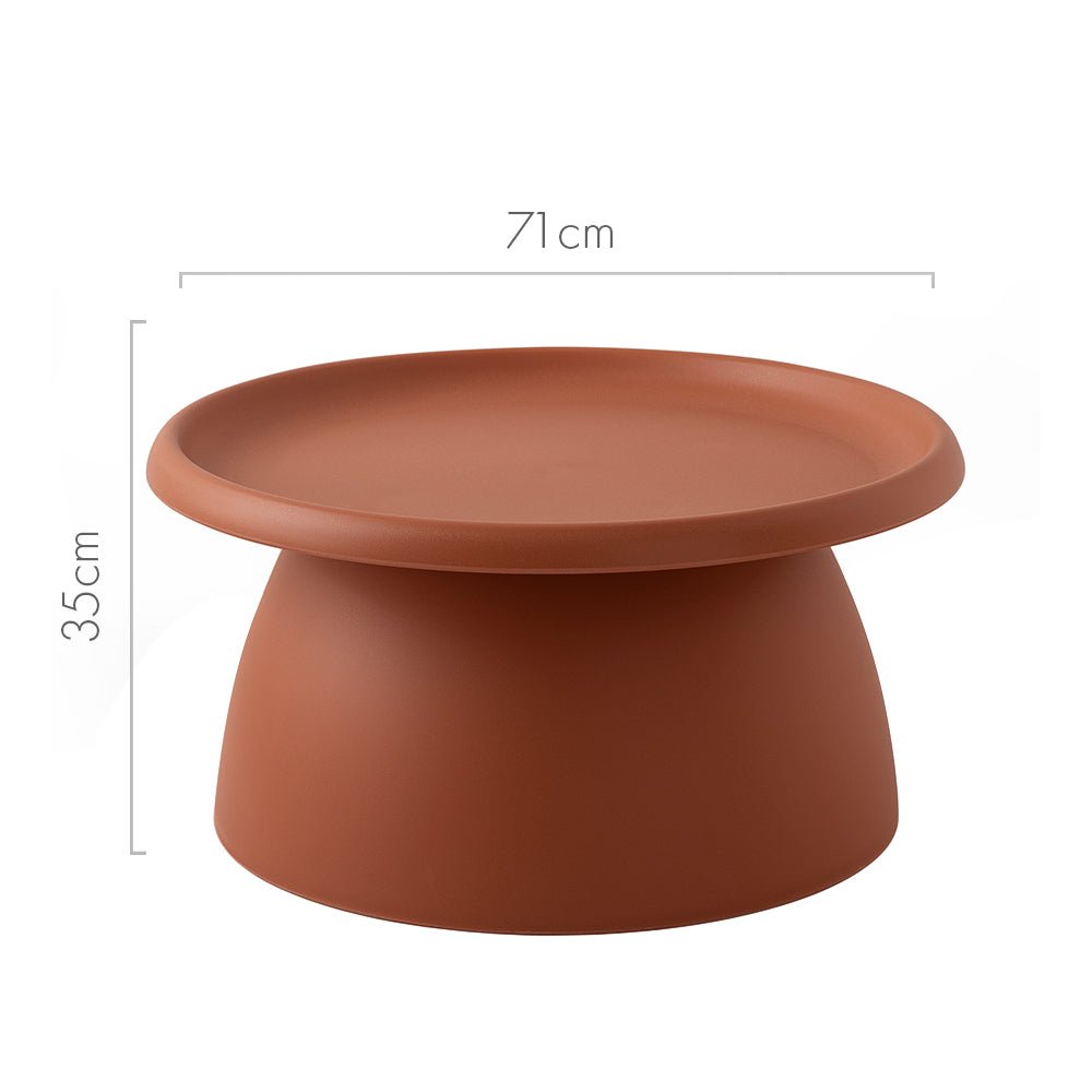 Mushroom Styled Round Pink Table - 70CM