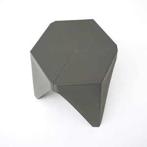 Grey Plastic Stacking Puzzle Stools - 2 Pack