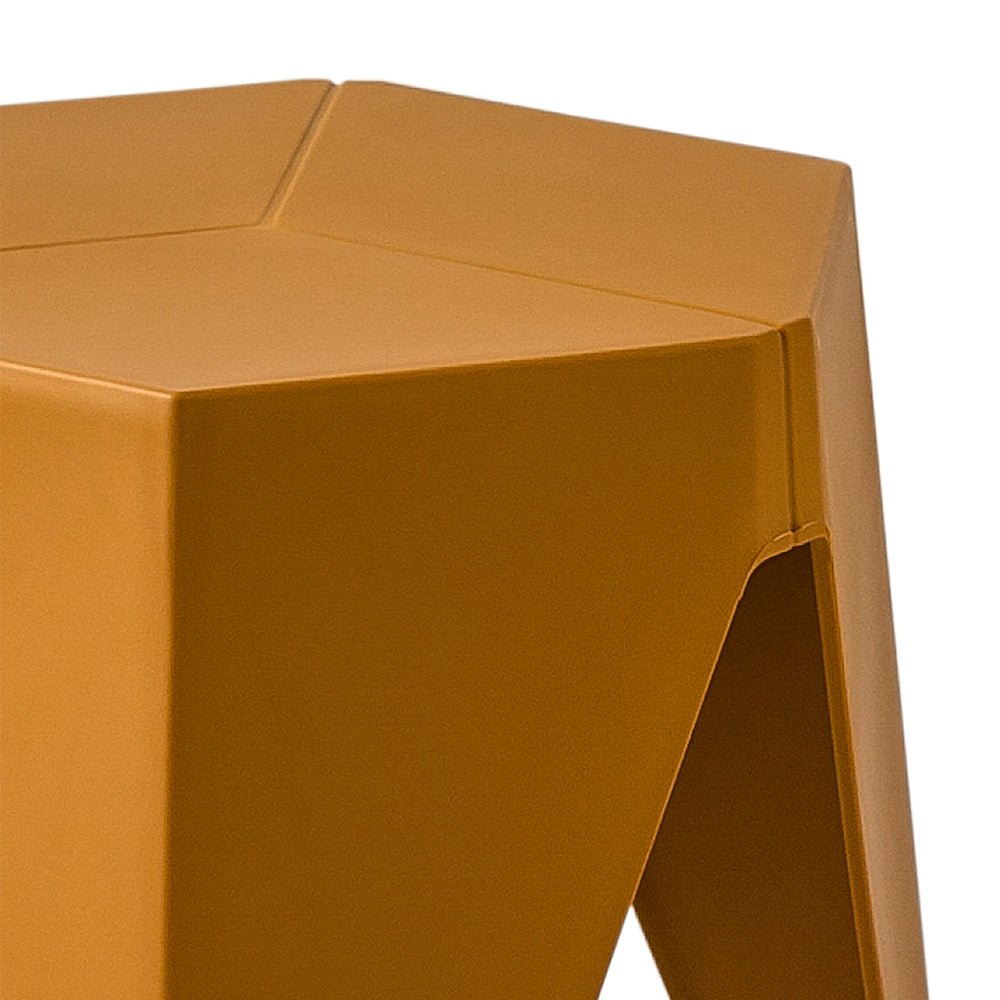 Yellow Plastic Stacking Puzzle Stools - 2 Pack