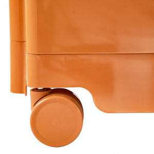 5 Tier Orange Trolley Side Table / Organizer