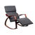 Charcoal Rocking Armchair With Adjustable Footrest