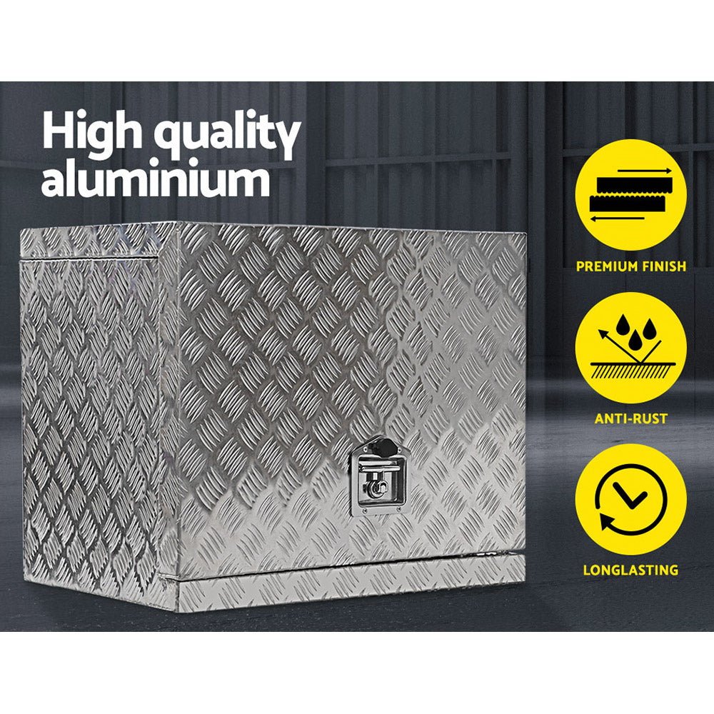 Giantz 75x50x55cm Aluminium Tool box Generator Toolbox Truck Ute Trailer Canopy