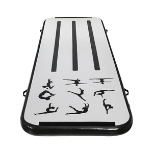 3M Air Track Gymnastics Tumbling Mat | Exercise Cheerleading | Unique Black