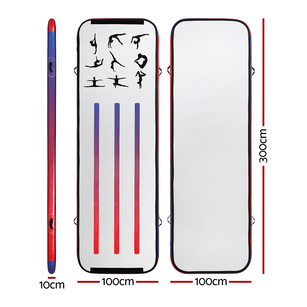 3M Air Track Gymnastics Tumbling Mat | Exercise Cheerleading | Unique Style