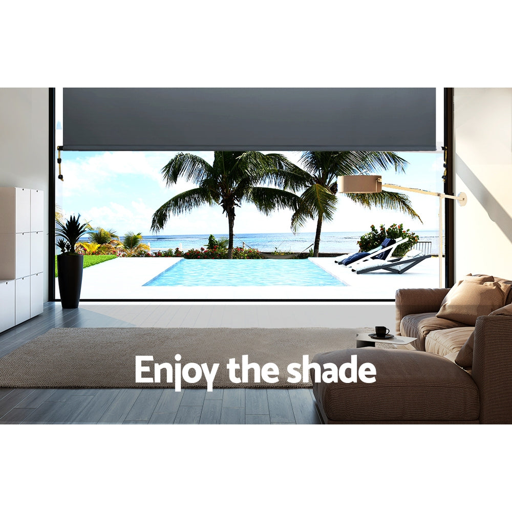 Outdoor Roller Blinds | Retractable | 2.1x2.5M | Instahut