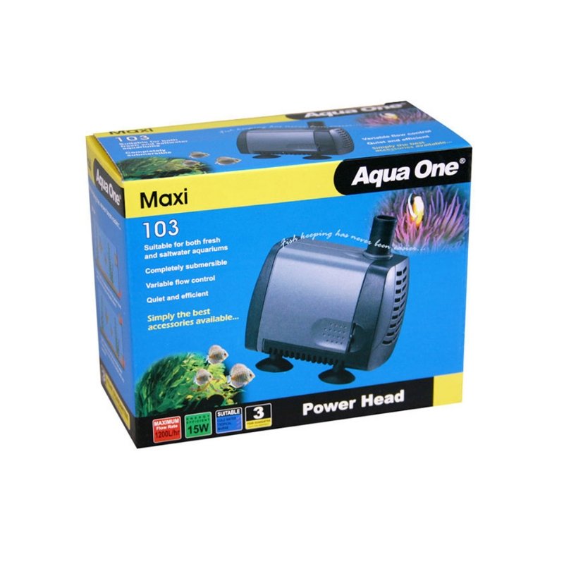 Aqua One Maxi 103 Powerhead Water Pump - 1200 L/H