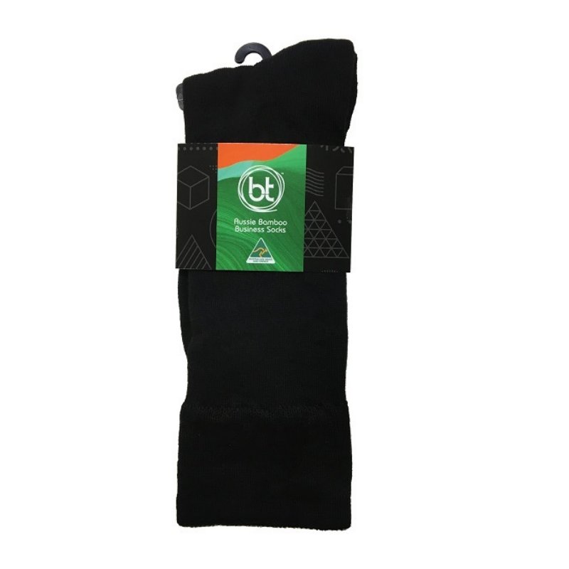 Aussie Bamboo Navy Business Socks - Men's 14-18