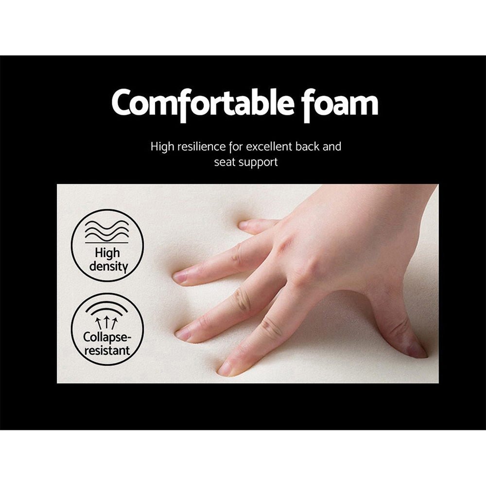 Comfortable Padded Black Dining Chairs - 4 Pack