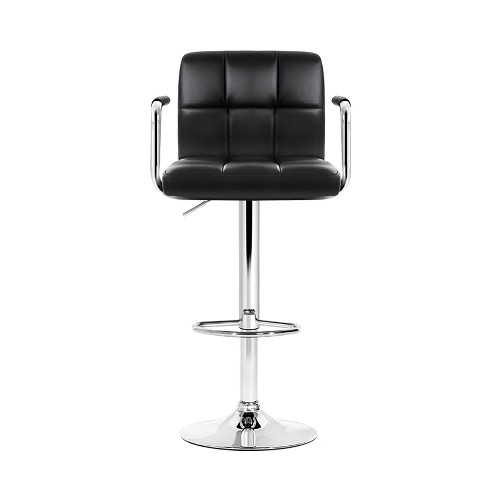 Gas lift Swivel Bar Chairs With Armrests